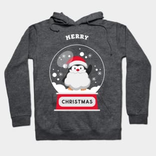 Merry Christmas Penguin Globe Hoodie